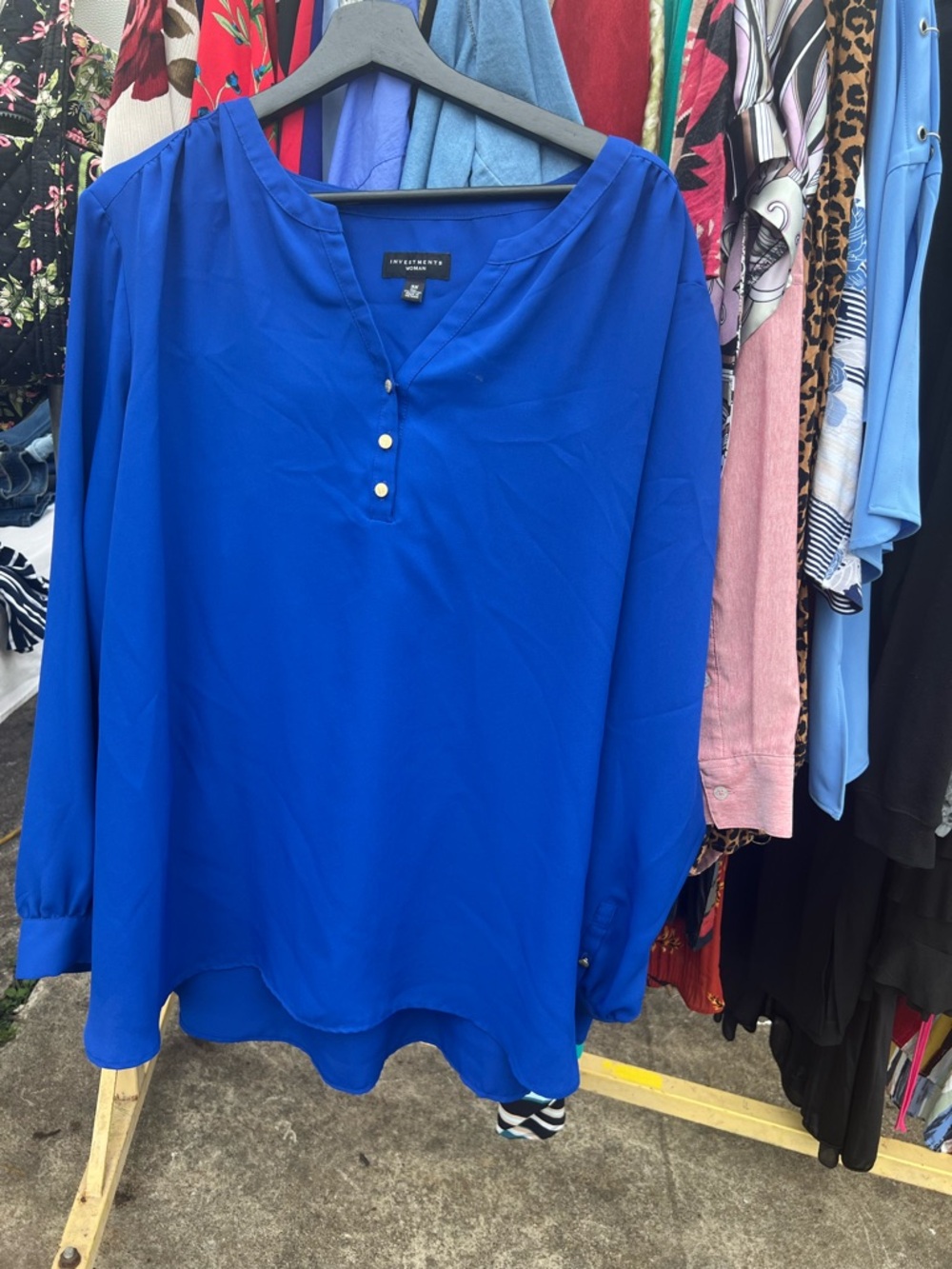 Blue blouse